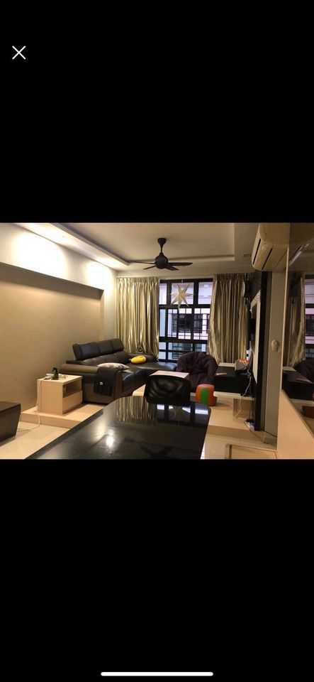 HDB Master Bedroom with attached bathroom for Occupancy