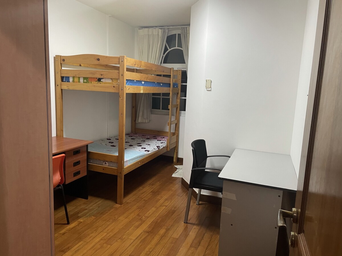 Double room with attached toilet in landed house